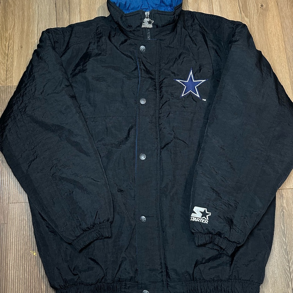 Starter Black Dallas Cowboys Jacket